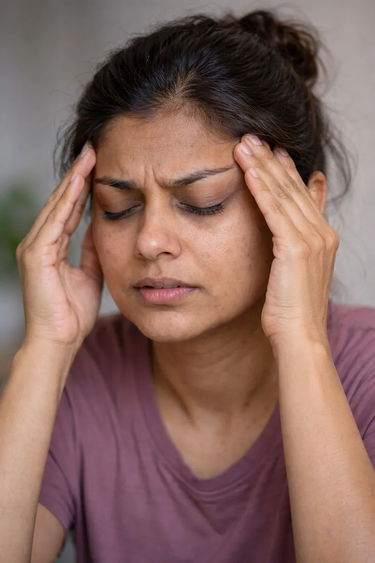 Stress on face concern